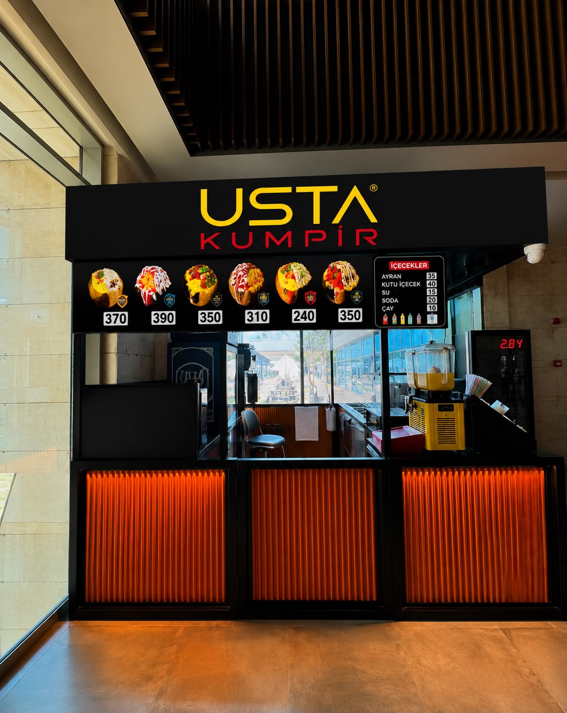 UstaKumpir mutfağında hijyenik üretim